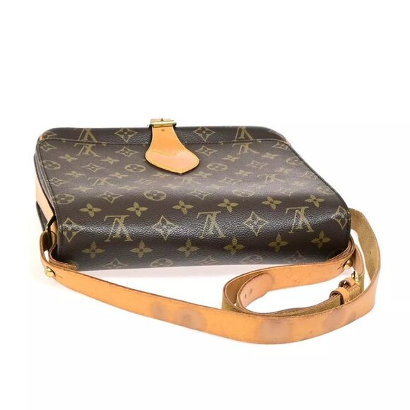 LOUIS VUITTON Cartouchiere MM Shoulder Bag Monogram Leather Brown - Picture 16 of 16